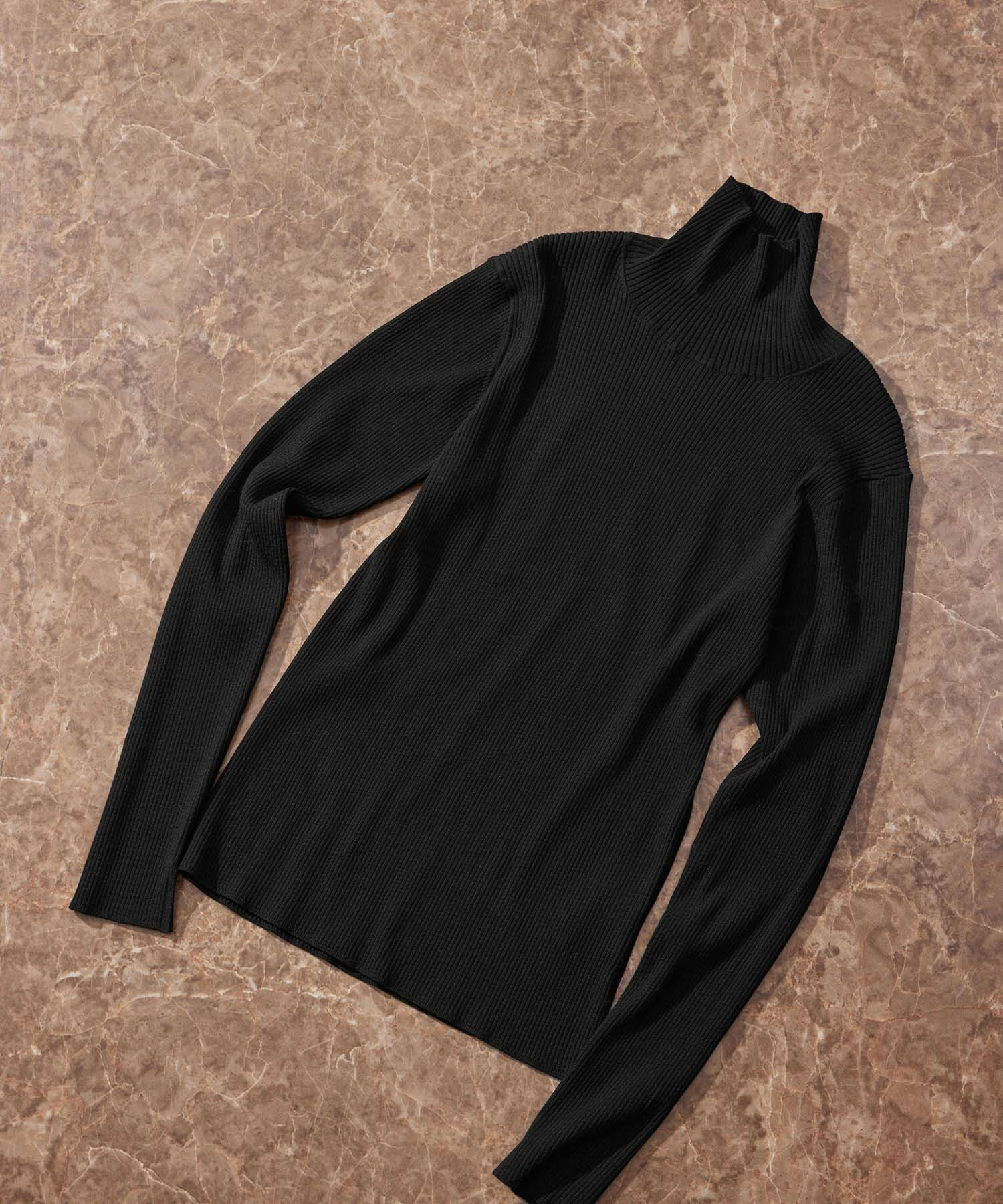 ADAM ET ROPE'「【WEB限定】エコベロRIBタートル」|ニット・セーター|