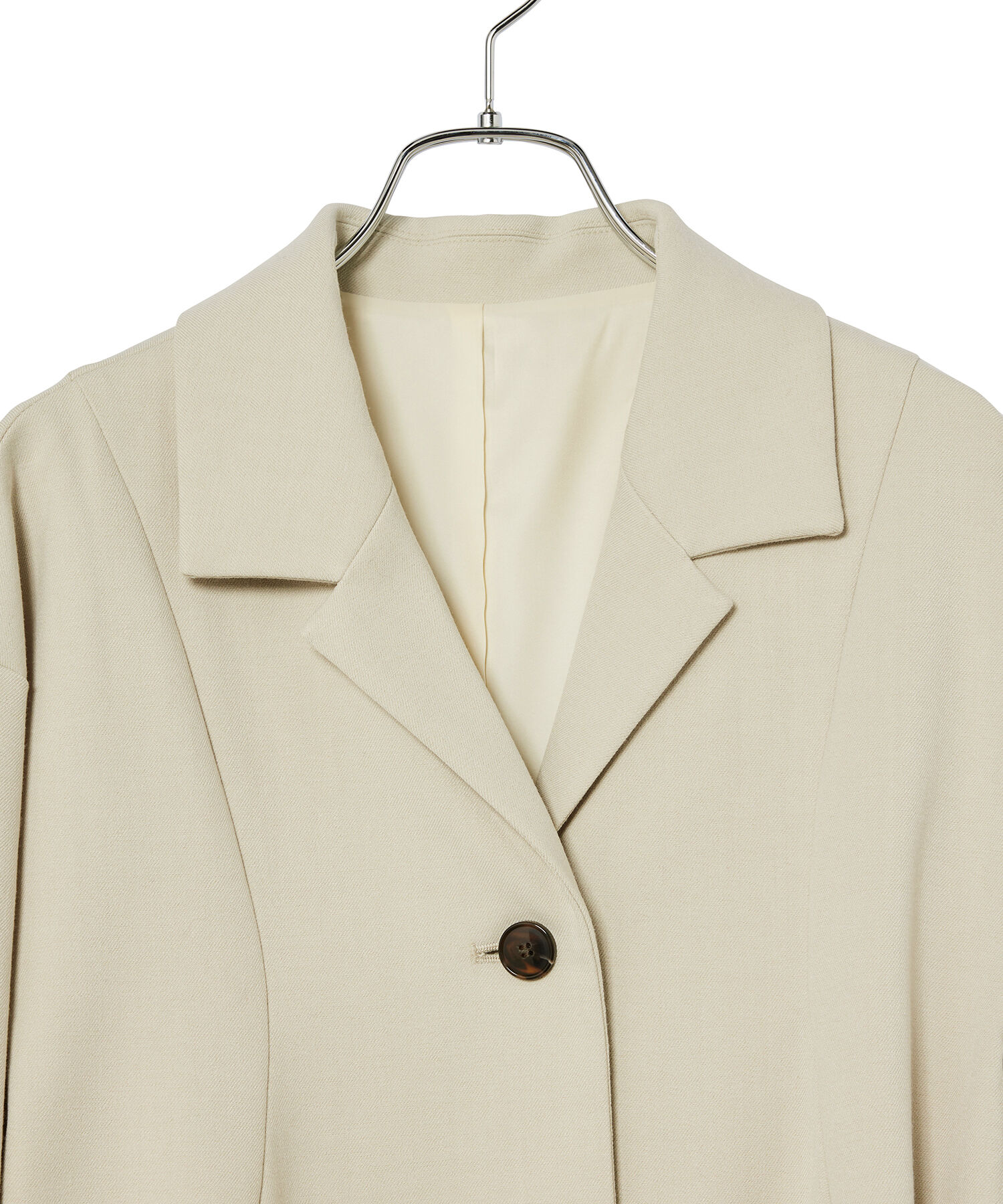 ADAM ET ROPE'「【サステナブル・セットアップ対応】ウェーブラインシャツジャケット」|テーラードジャケット|