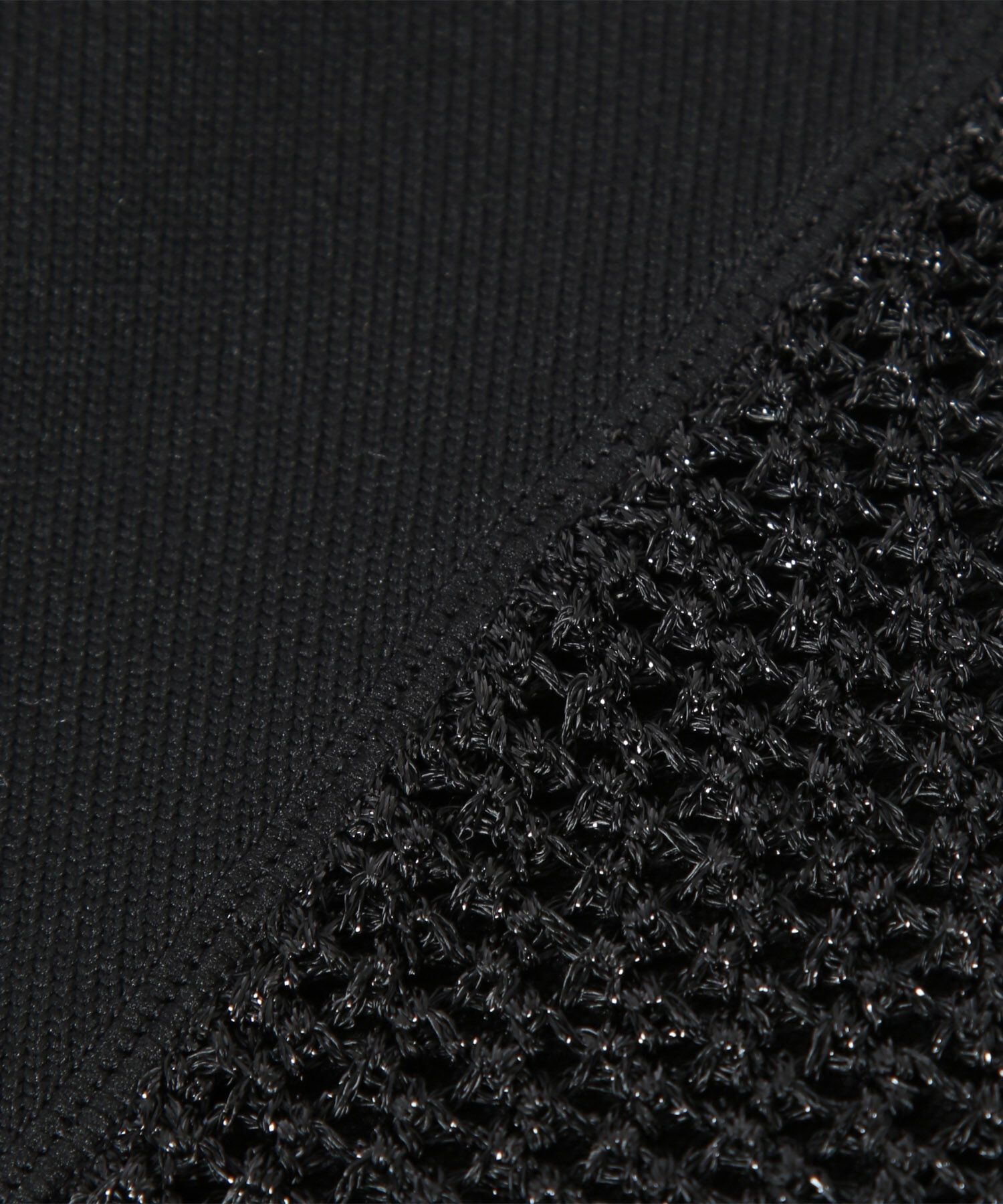 ADAM ET ROPE'「【WEB限定・サステナブル】ラメメッシュカーディガン」|カーディガン|