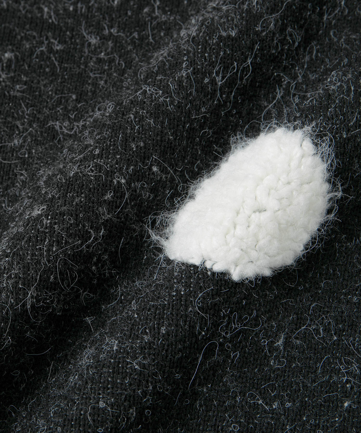 ADAM ET ROPE'「【WEB限定・サステナブル】ループジャカードドットニットカーディガン」|カーディガン|