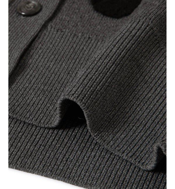 ADAM ET ROPE'「【WEB限定・サステナブル】ループジャカードドットニットカーディガン」|カーディガン|