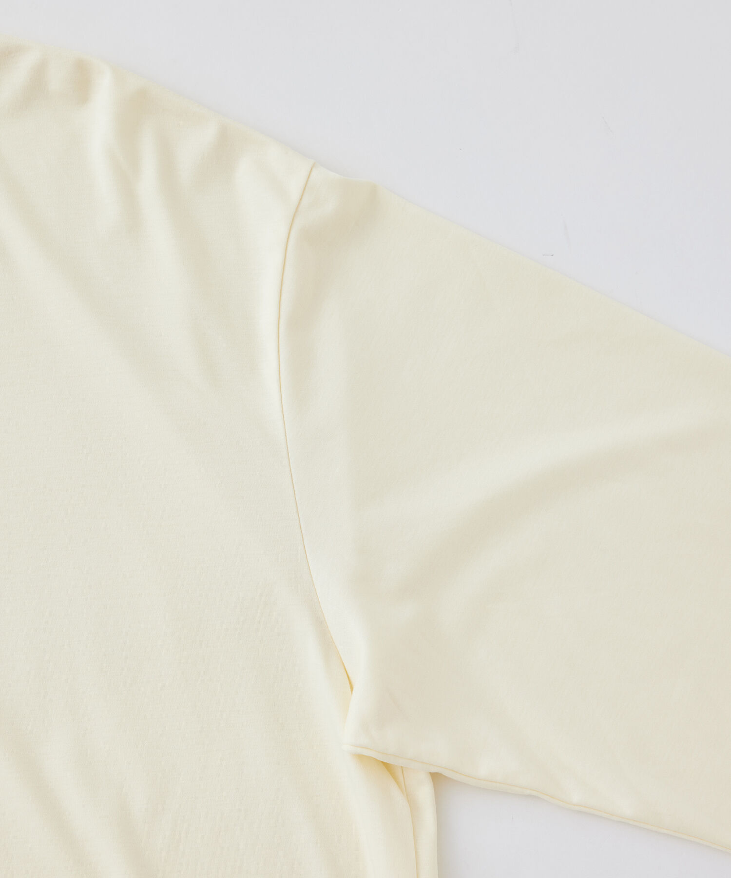 ADAM ET ROPE'「コットン天竺 スムース モックネック ロンTEE / ロングシーズン着用可能 / ユニセックス」|Tシャツ・カットソー|