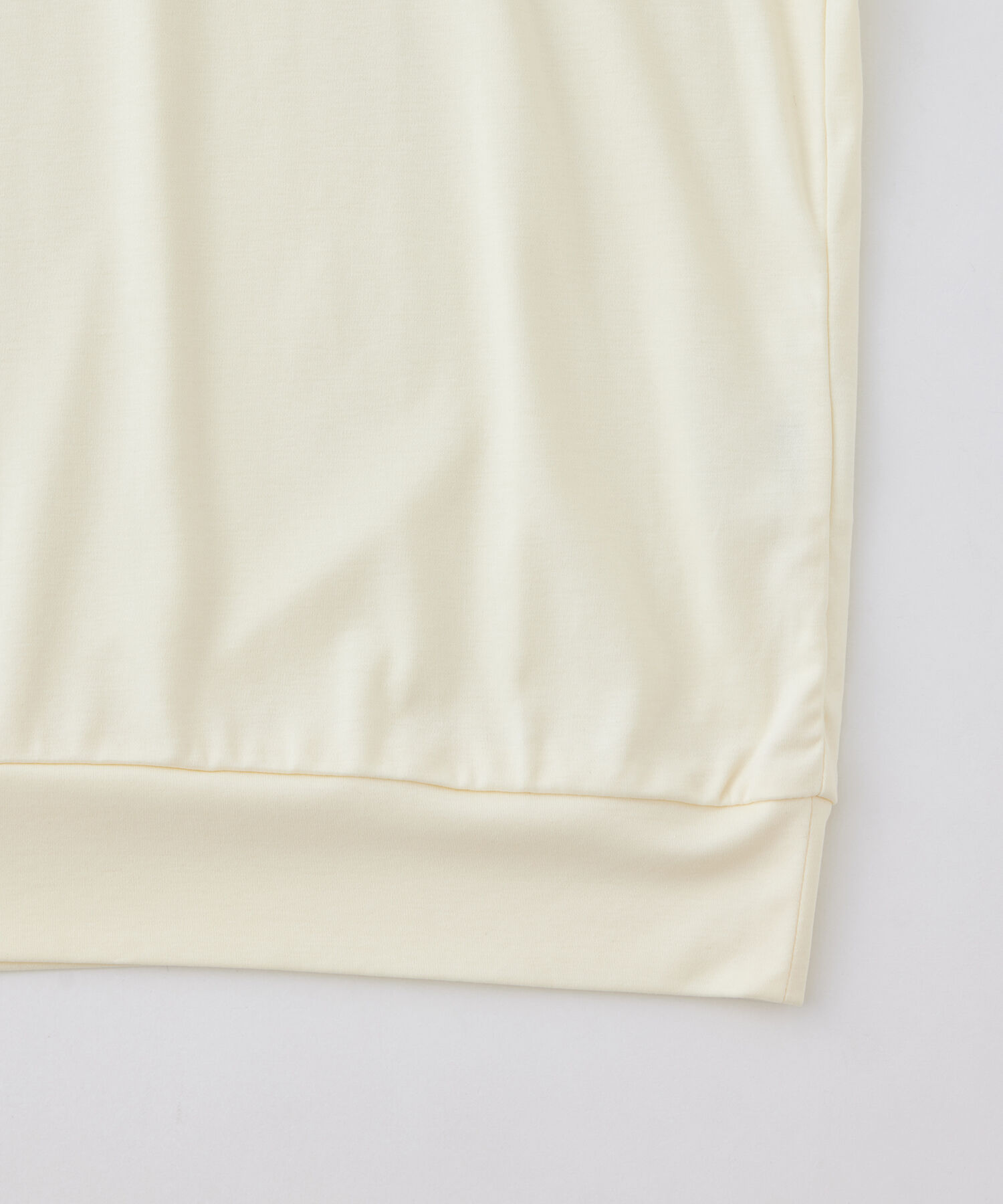 ADAM ET ROPE'「コットン天竺 スムース モックネック ロンTEE / ロングシーズン着用可能 / ユニセックス」|Tシャツ・カットソー|