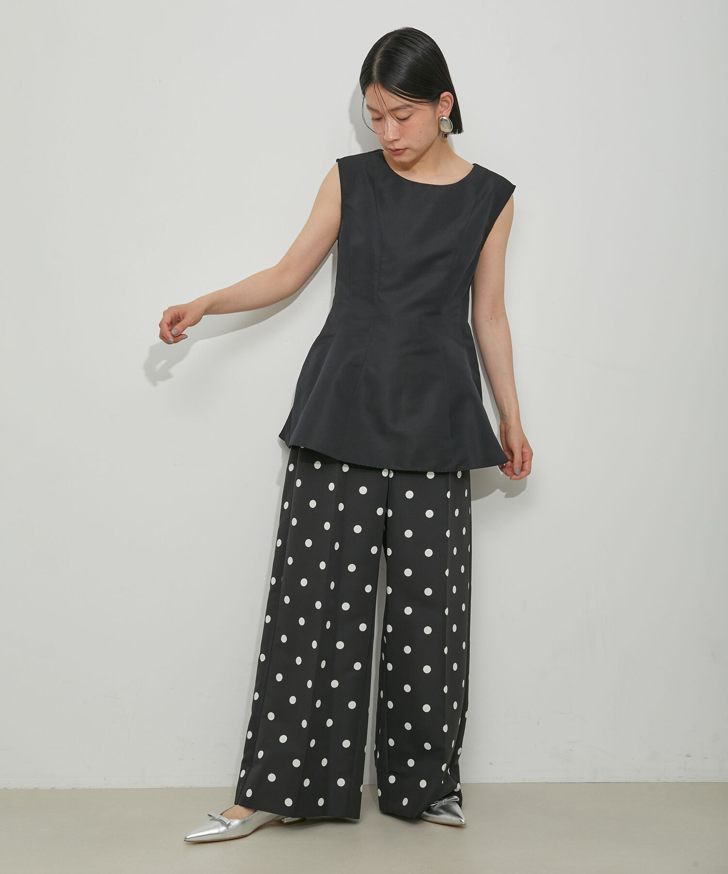 ADAM ET ROPE'「【WEB限定】【troisiemeCHACO for ADAM ET ROPE'】BACK RIBBON SETUP 」|スーツ|