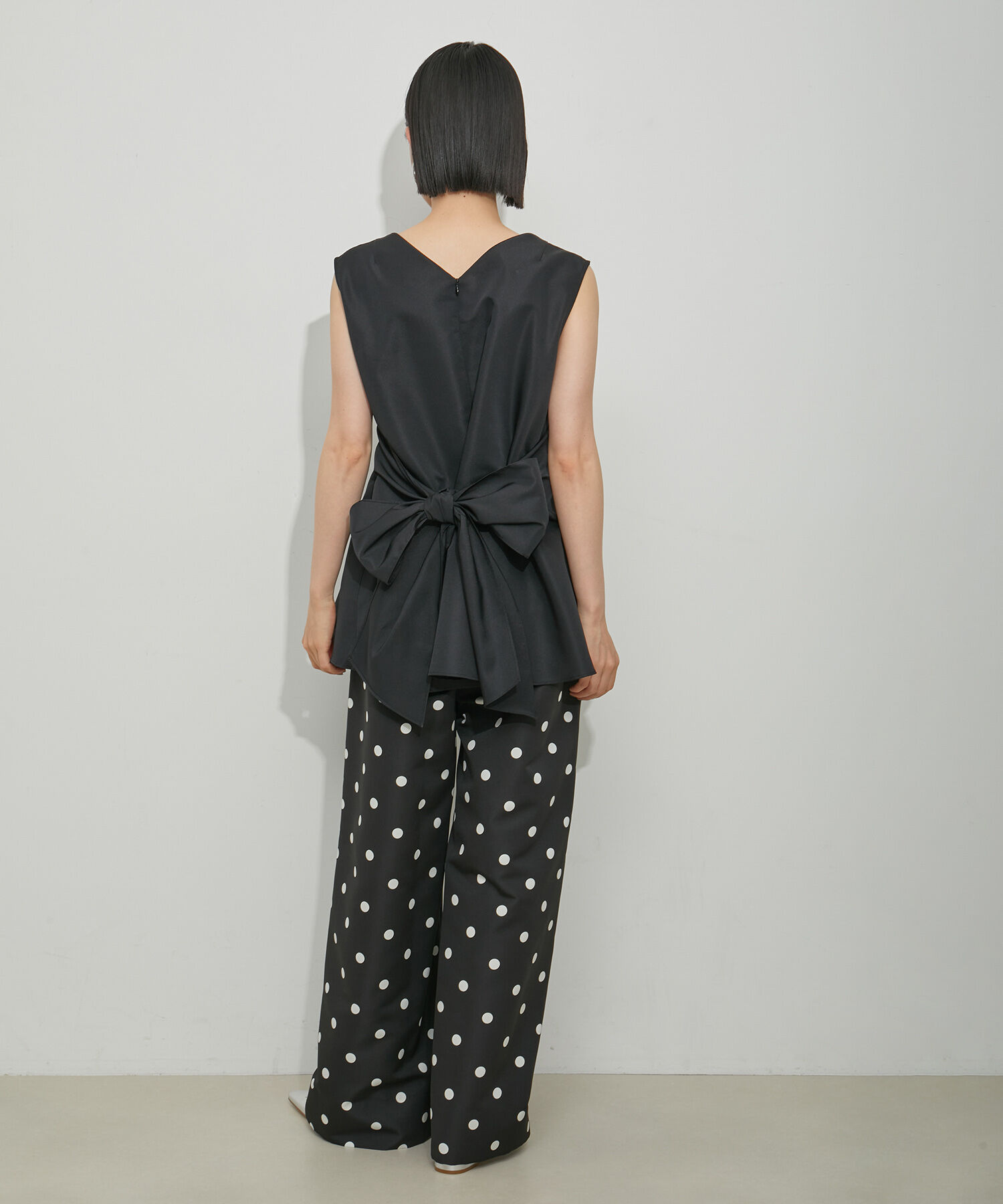 ADAM ET ROPE'「【WEB限定】【troisiemeCHACO for ADAM ET ROPE'】BACK RIBBON SETUP 」|スーツ|