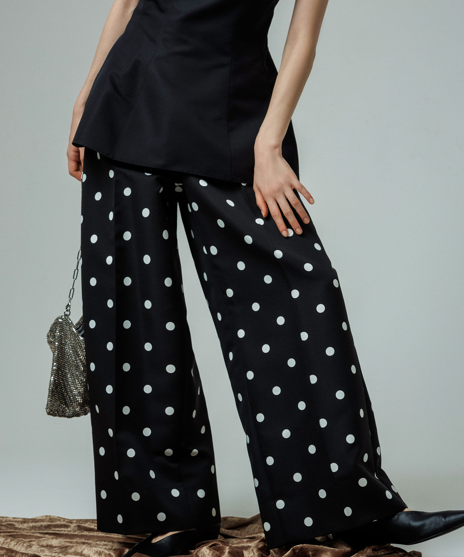 ADAM ET ROPE'「【WEB限定】【troisiemeCHACO for ADAM ET ROPE'】BACK RIBBON SETUP 」|スーツ|