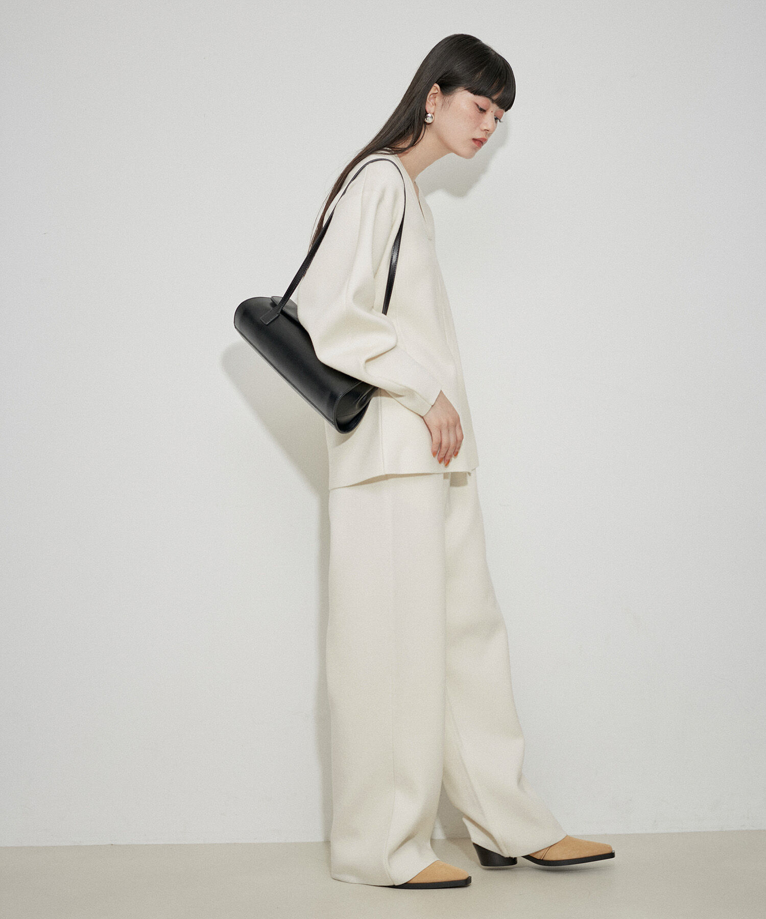 ADAM ET ROPE'「ホックジャケットカーディガン」|カーディガン|