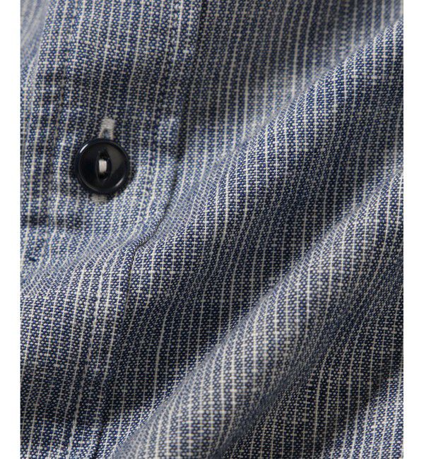 ADAM ET ROPE'「セルビッチ ダンガリー バンドカラーシャツ」|シャツ・ブラウス|