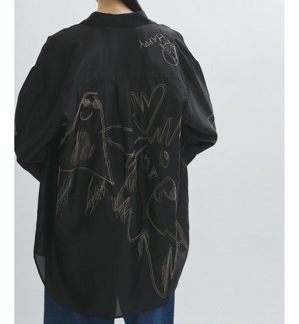 ADAM ET ROPE'「イノセンスエンブロイダリーシアーシャツ」|シャツ・ブラウス|