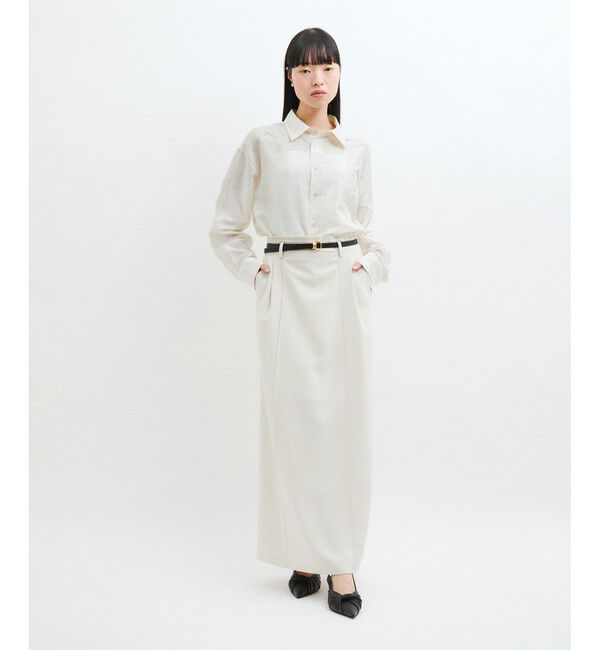 ADAM ET ROPE'「イノセンスエンブロイダリーシアーシャツ」|シャツ・ブラウス|