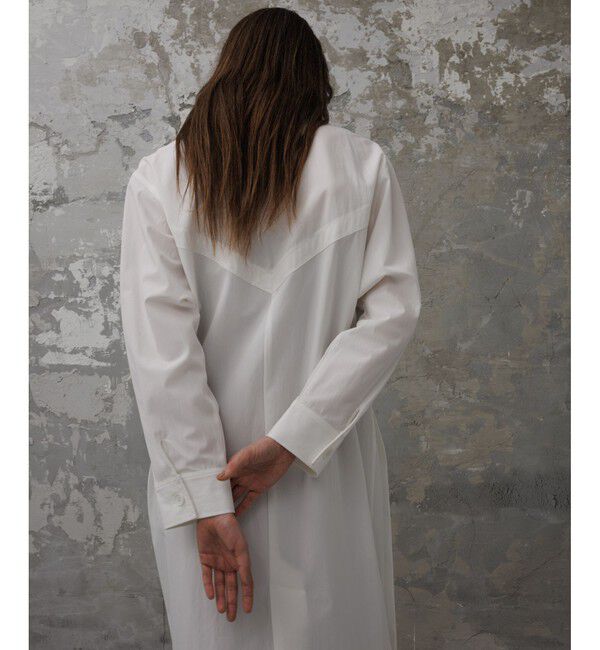 ADAM ET ROPE'「【EMOELLE】ミリタリーシャツワンピース」|ワンピース|