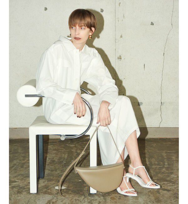 ADAM ET ROPE'「【EMOELLE】ミリタリーシャツワンピース」|ワンピース|