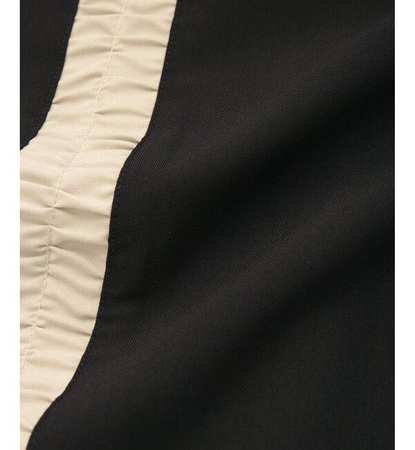 ADAM ET ROPE'「【WEB限定】サイドシャーリングラインワイドパンツ」|チノ|