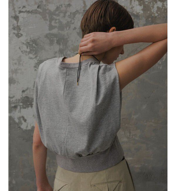 ADAM ET ROPE'「【EMOELLE】・【サステナブル】スリーブレスタックプルオーバー」|Tシャツ・カットソー|