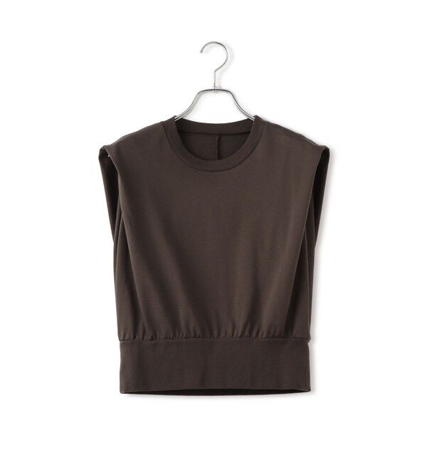 ADAM ET ROPE'「【EMOELLE】・【サステナブル】スリーブレスタックプルオーバー」|Tシャツ・カットソー|
