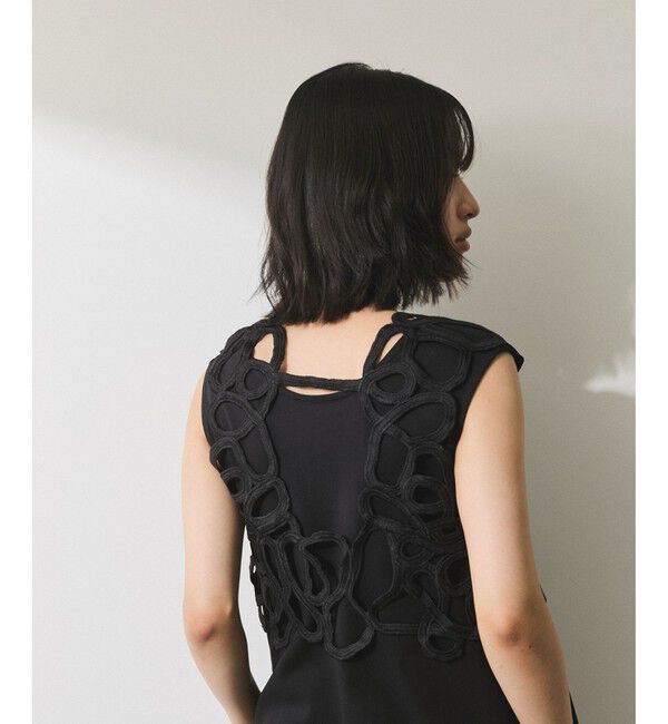 ADAM ET ROPE'「【WEB限定】・【オケージョン】アートベストマルチWAYワンピース」|ワンピース|