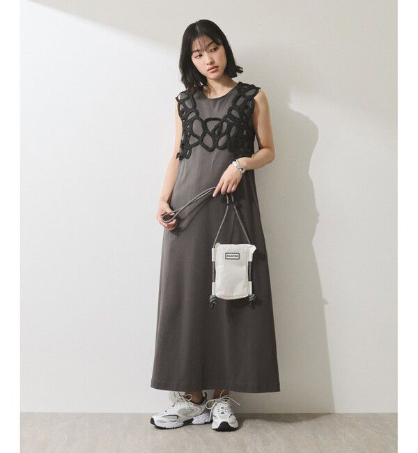 ADAM ET ROPE'「【WEB限定】・【オケージョン】アートベストマルチWAYワンピース」|ワンピース|