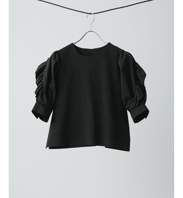 ADAM ET ROPE'「【サステナブル】バルーンスリーブTシャツ」|Tシャツ・カットソー|