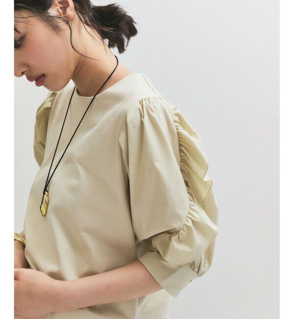 ADAM ET ROPE'「【サステナブル】バルーンスリーブTシャツ」|Tシャツ・カットソー|