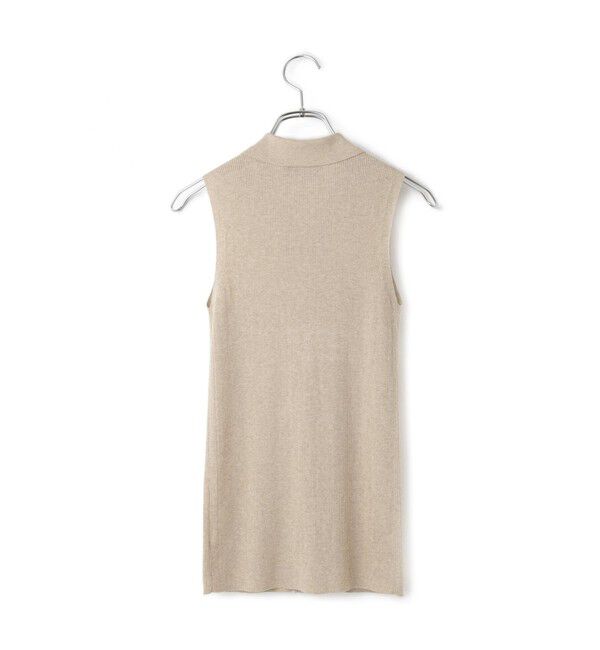 ADAM ET ROPE'「リブノースリーブニット」|ニット・セーター|