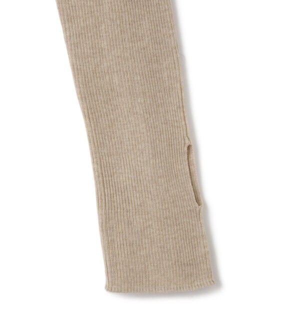 ADAM ET ROPE'「ポロニットリブカーディガン」|カーディガン|