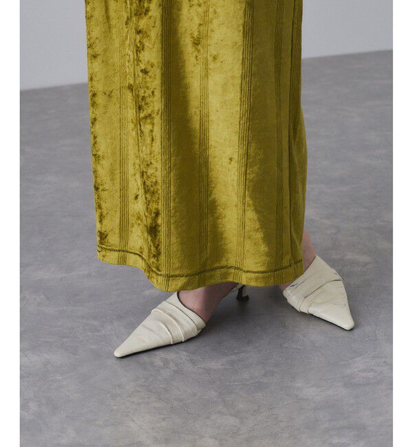 ADAM ET ROPE'「【Miller for ADAM ET ROPE'】別注 ベロアSkirt	」|スカート|