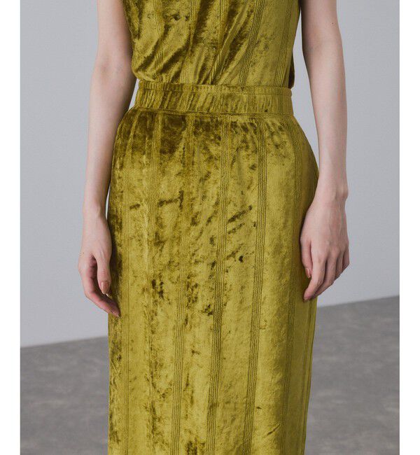 ADAM ET ROPE'「【Miller for ADAM ET ROPE'】別注 ベロアSkirt	」|スカート|
