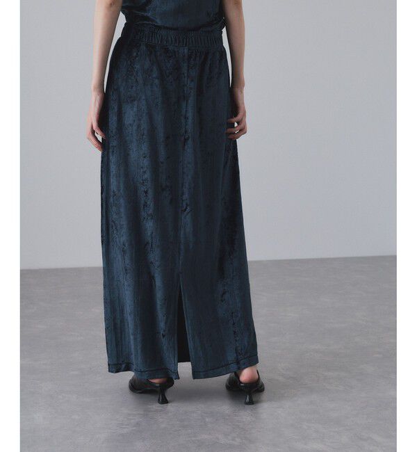 ADAM ET ROPE'「【Miller for ADAM ET ROPE'】別注 ベロアSkirt	」|スカート|
