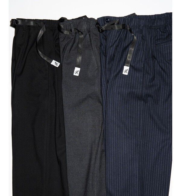 ADAM ET ROPE'「《別注》【GRAMICCI/グラミチ】2WAY STRETCH WOOLY WIDE STRAIGHT」|スラックス|