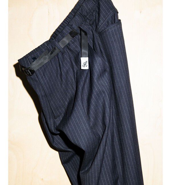 ADAM ET ROPE'「《別注》【GRAMICCI/グラミチ】2WAY STRETCH WOOLY WIDE STRAIGHT」|スラックス|ネイビー系(41)