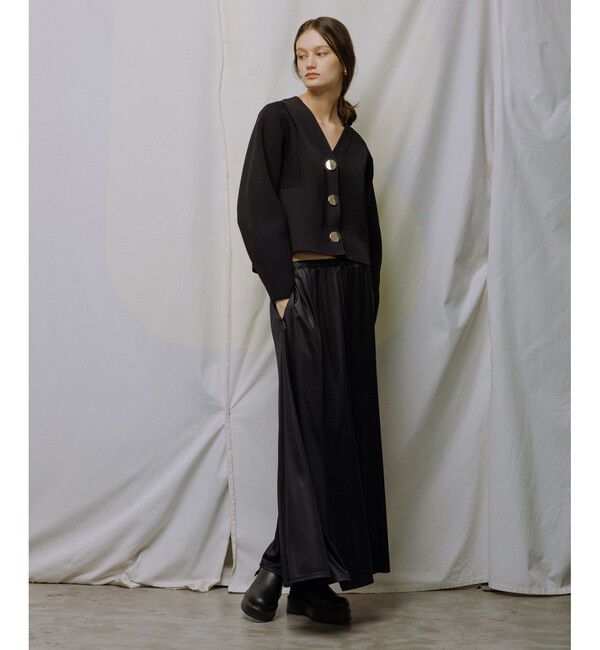 ADAM ET ROPE'「エンボスギャザースカート」|スカート|