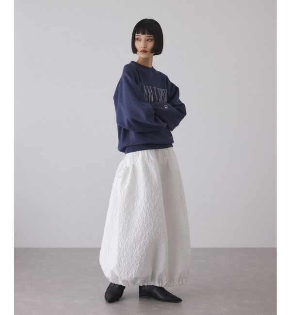 ADAM ET ROPE'「ジャガードギャザースカート」|スカート|