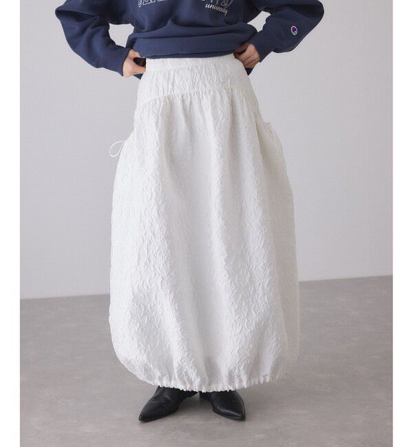 ADAM ET ROPE'「ジャガードギャザースカート」|スカート|