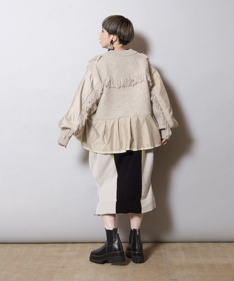  「MA-1ニットブルゾン」|ブルゾン・スタジャン|