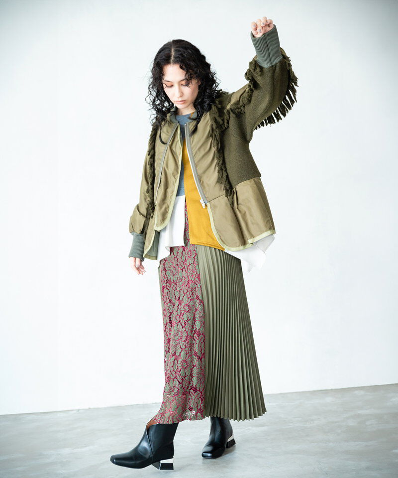  「MA-1ニットブルゾン」|ブルゾン・スタジャン|