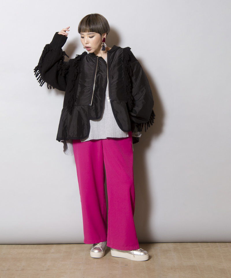  「MA-1ニットブルゾン」|ブルゾン・スタジャン|