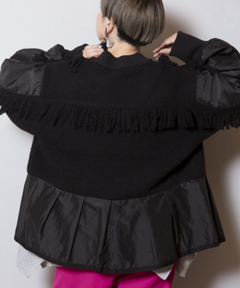  「MA-1ニットブルゾン」|ブルゾン・スタジャン|