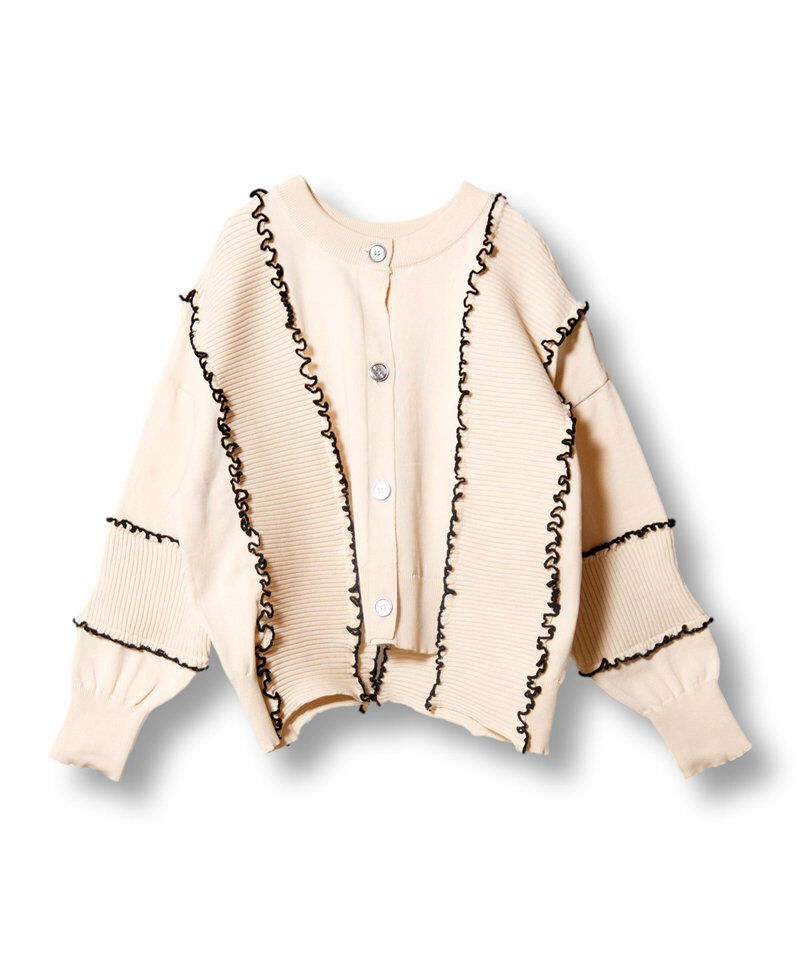  「2WAYメローステッチニットカーディガン」|ニット・セーター|