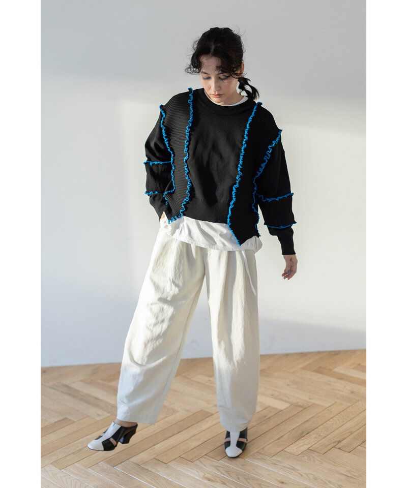  「2WAYメローステッチニットカーディガン」|ニット・セーター|