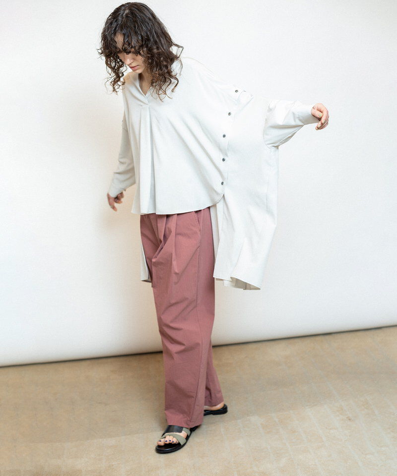  「タックカーブパンツ」|チノ|