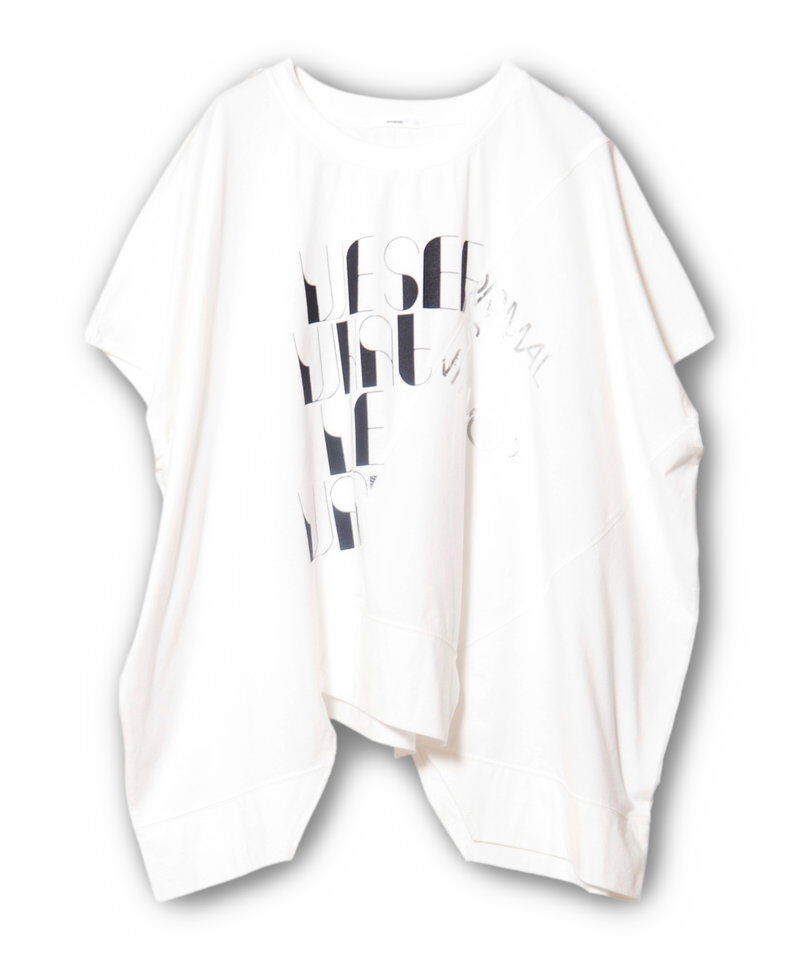  「切替プリントプルオーバー」|Tシャツ・カットソー|