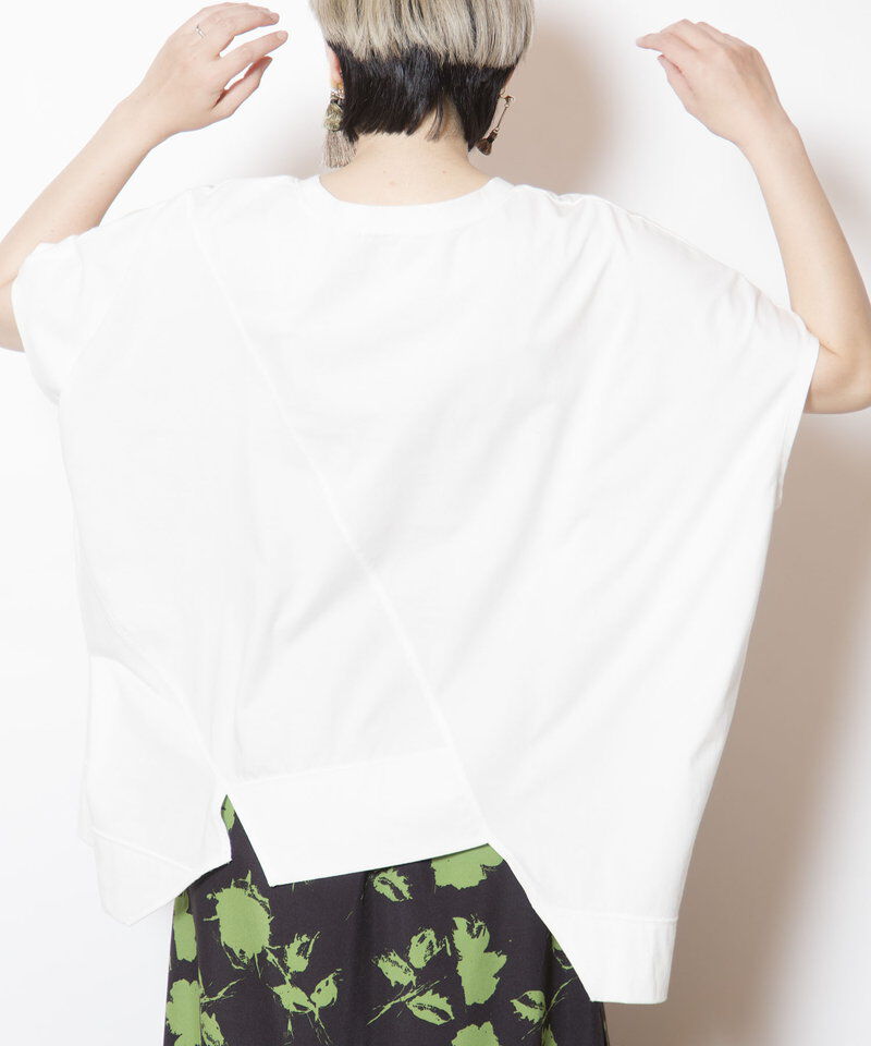  「切替プリントプルオーバー」|Tシャツ・カットソー|