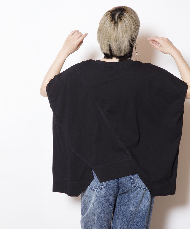  「切替プリントプルオーバー」|Tシャツ・カットソー|