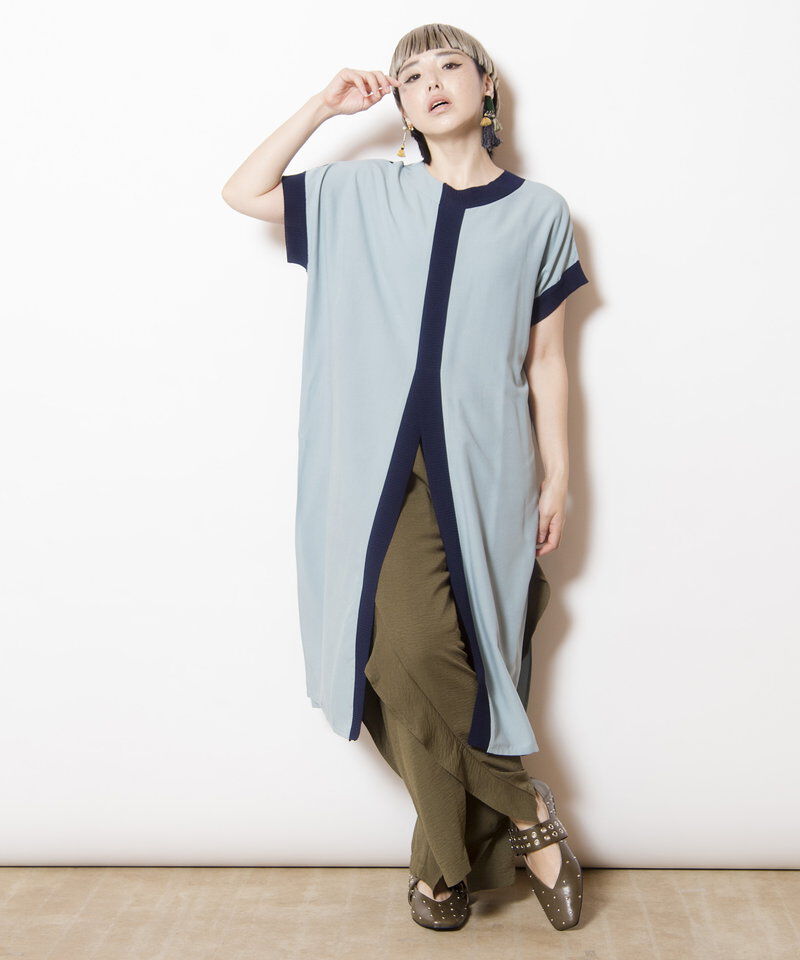  「2WAY切替ロングブラウス」|シャツ・ブラウス|