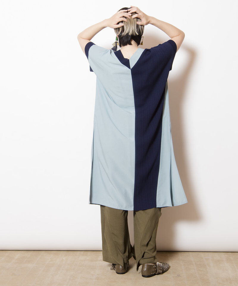  「2WAY切替ロングブラウス」|シャツ・ブラウス|