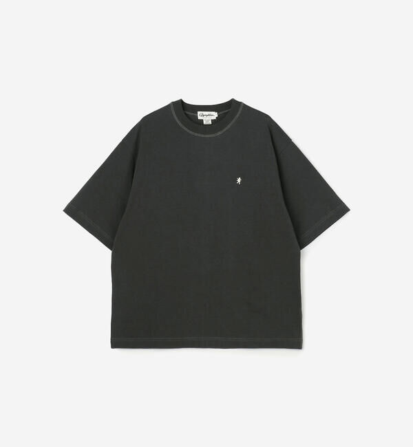 GYMPHLEX「Gymphlex | ヘビーウェイト クルーネック半袖Tシャツ MEN」|Tシャツ・カットソー|DKGREY