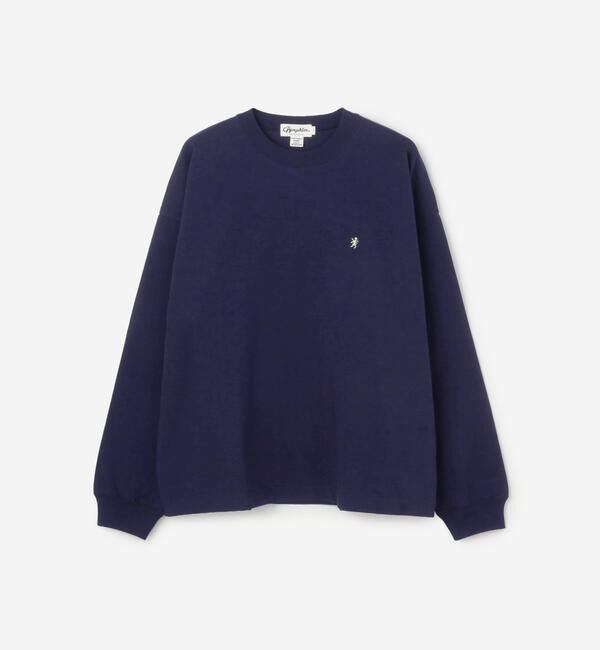 GYMPHLEX「Gymphlex | ヘビーウェイトジャージー 長袖ビッグTシャツ MEN」|Tシャツ・カットソー|BLUE