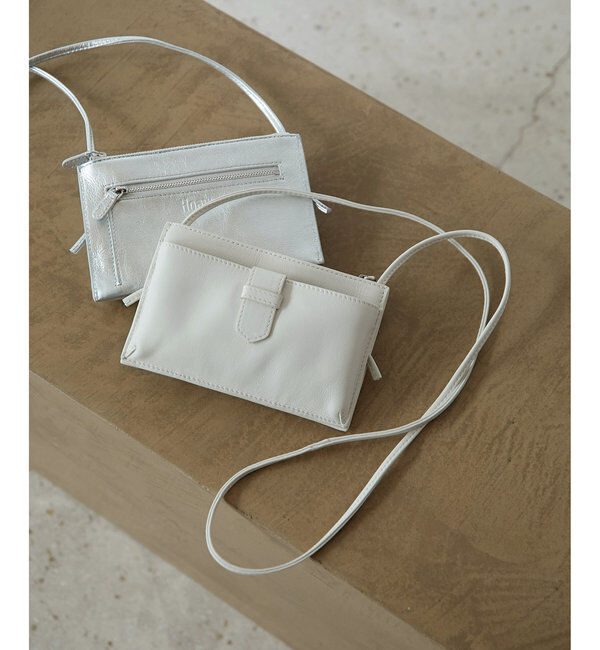 Hoaw.「【Hoaw.】スマホウォレットショルダーバッグ2」|トートバッグ|オフホワイト