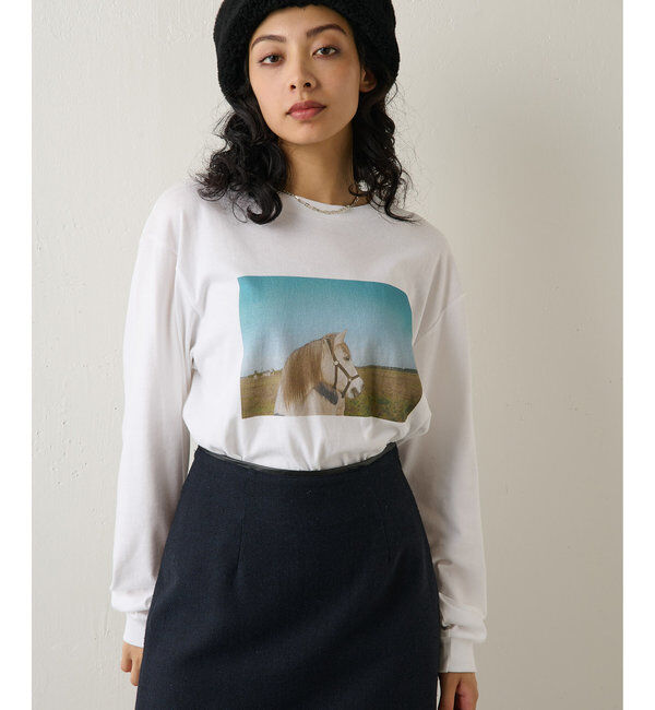  「フォトロングスリーブTシャツ」|Tシャツ・カットソー|