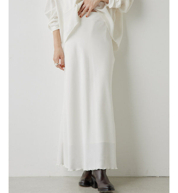  「テンセル(TM)繊維使用ロングスカート」|スカート|